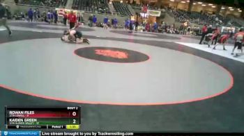 182 lbs Round 1 (4 Team) - Kaiden Green, 2/1A Illinois Valley vs Rowan Files, 2/1A Lowell