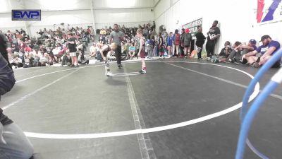 46 lbs Final - Brady Cowett, Warner Eagles Youth Wrestling vs Dylan Lockwood, Heat