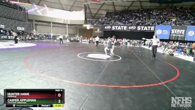 1A 126 lbs Cons. Round 2 - Hunter Hawk, Freeman vs Casper Appleman, Cascade Christian