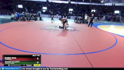 138 lbs Cons. Round 6 - Ruben Rios, Toppenish vs Mason Elliott, Emerald Ridge