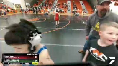 53 lbs Quarterfinal - Kane Park, Powell Wrestling Club vs Mikey Holland, Powell Wrestling Club