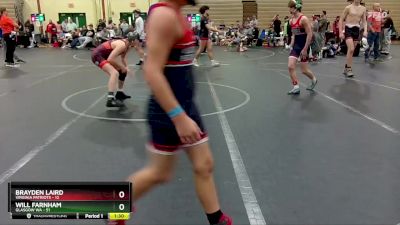 110 lbs Finals (2 Team) - Brayden Laird, Virginia Patriots vs Will Farnham, Glasgow WA