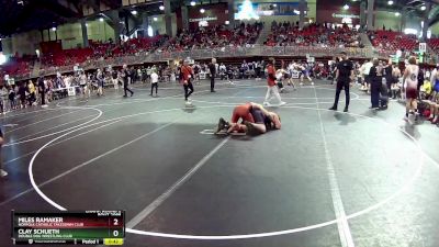 175 lbs Champ. Round 2 - Clay Schueth, Double Dog Wrestling Club vs Miles Ramaker, Norfolk Catholic Takedown Club