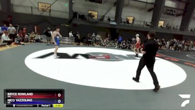 144 lbs Cons. Round 3 - Bryce Rowland, WA vs Nico Yazzolino, OR