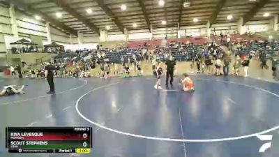 95 lbs Round 3 - Scout Stephens, Utah vs Kiya Levesque, Montana