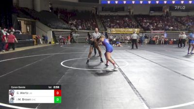 130 lbs Consolation - Claire Wortz, Liberty (W) vs Maysa Brown, Grays Harbor (W)