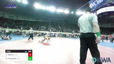 155 lbs Final - Jaedan Adams, Cowboy Wrestling Club vs Bowdy Thomason, Newkirk Takedown Club