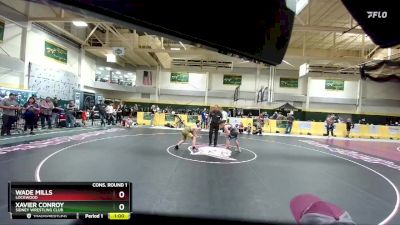 112 lbs Cons. Round 1 - Xavier Conroy, Sidney Wrestling Club vs Wade Mills, Lockwood