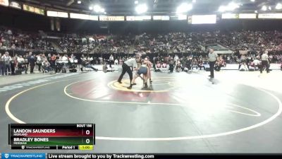 5A 152 lbs Cons. Round 1 - Landon Saunders, Highland vs Bradley Bones, Meridian