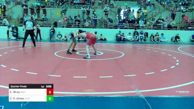 140 lbs Quarterfinal - Evan Wray, Walton Takedown Club vs Cooper Xayabouth-Jones, Level Up Wrestling Center