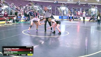 114 lbs Semifinal - Nanyeli Encinas, Tottenville-PSAL vs Kyrsten Yadlosky, Windsor Sr HS