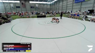 126 lbs Placement Matches (16 Team) - Gavin Rangel, Team Oregon vs Gavin Nipper, TEAM NC