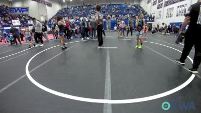 89-97 lbs Consolation - Tressie Tapscott, Mcalester Youth Wrestling vs Riane Robinette, Little Axe Takedown Club