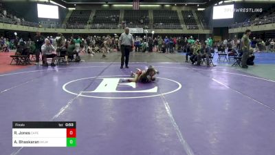 69 lbs Final - Riley Jones, Cape May Court House vs Advika Bhaskaran, Wilmington