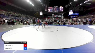 106 lbs Cons 8 #1 - Taylor Whiting, Wisconsin vs Jadyn Roller, Oklahoma