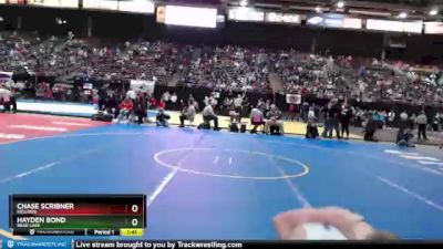 2A 106 lbs Quarterfinal - Hayden Bond, Bear Lake vs Chase Scribner, Kellogg