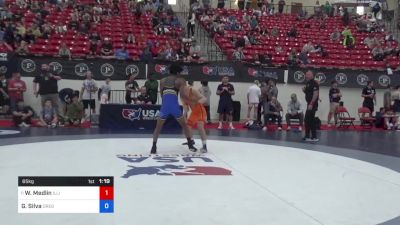 65 kg Rnd Of 64 - Wyatt Medlin, Illinois Regional Training Center/Illini WC vs Giovanni Silva, Oregon Wrestling National Team