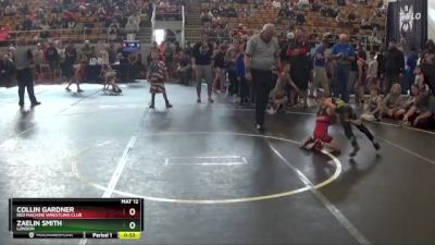 47 lbs Round 3 - Zaelin Smith, London vs Collin Gardner, Red Machine Wrestling Club