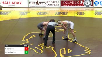 174 lbs Colt Doyle, Oregon State vs Hayden Hastings, Wyoming