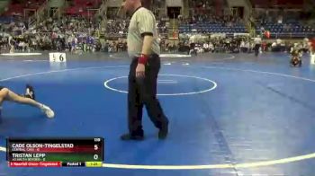 138 lbs Round 1 - Tristan Lepp, #3 South Border vs Cade Olson-Tingelstad, Central Cass