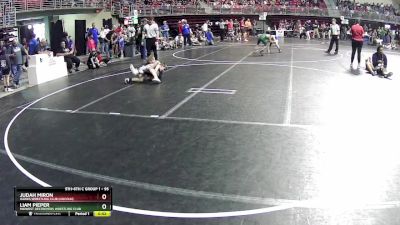 95 lbs Cons. Round 2 - Judah Miron, Hawks Wrestling Club (Lincoln) vs Liam Pieper, Midwest Destroyers Wrestling Club