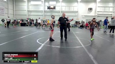 76 lbs Round 3 - Trey Lee, NOVA Wrestling Club vs Bryce Thomas, Unattached