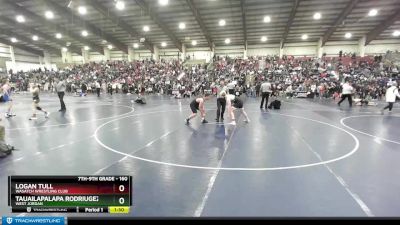 160 lbs Champ. Round 1 - Logan Tull, Wasatch Wrestling Club vs Tauailapalapa Rodriugez, West Jordan