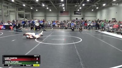 95 lbs Cons. Round 3 - Luke Martin, Brawlers vs Vince Maturo, SlyFox Wrestling Academy