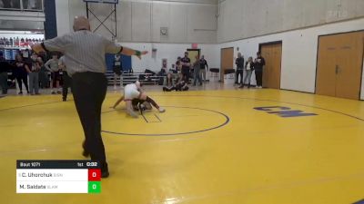 127 lbs Consy 7 - Caleb Uhorchuk, Signal Mountain-TN vs Manuel Saldate, Slam Academy-NV