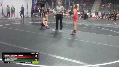 97 lbs Cons. Round 2 - Peggy Susan Dean, Team New Jersey vs Aubree Hoff, Team Montana