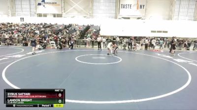 70 lbs Champ. Round 2 - Syrus Sattari, Panthers Wrestling Club (Pittsford) vs Landon Bright, Club Not Listed