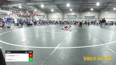 89 lbs Round Of 16 - Quentin Jackson, SlyFox Wrestling Academy vs Nico Emili, The Hunt Wrestling Club