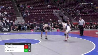 133 lbs Semifinal - Jojo Przybycien, Fort Leboeuf vs Gaven Suica, Burgettstown