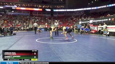 3A-145 lbs Cons. Round 2 - Garrett Kingery, Southeast Polk vs Jordan Rial, Bondurant-Farrar