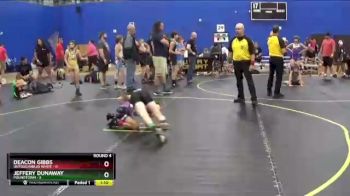 72 lbs Round 4 (6 Team) - Deacon Gibbs, Untouchables White vs JEFFERY DUNAWAY, Poundtown
