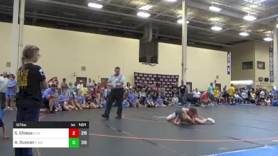 127 lbs Rr Rnd 5 - Sierra Chiesa, G PA West vs Anna Duncan, G MGW - Sugar & Spice