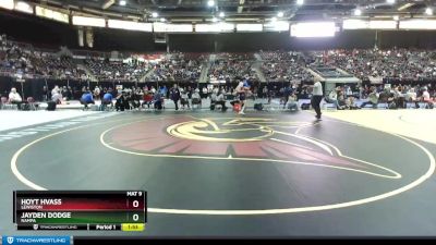 5A 126 lbs Champ. Round 1 - Hoyt Hvass, Lewiston vs Jayden Dodge, Nampa