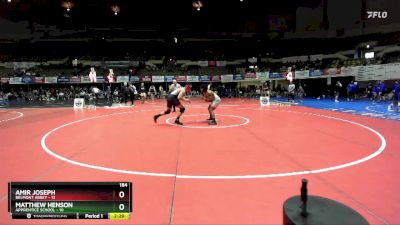 184 lbs Champ Round 1 (16 Team) - Amir Joseph, Belmont Abbey vs Matthew Henson, Apprentice School