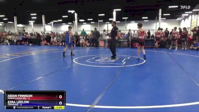 110 lbs Placement Matches (16 Team) - Aidan Finnigan, Pennsylvania Red vs Ezra Ledlow, Tennessee