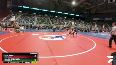 4A-106 lbs Semifinal - Dylan Sorensen, Kelly Walsh vs Levi Byrd, Star Valley