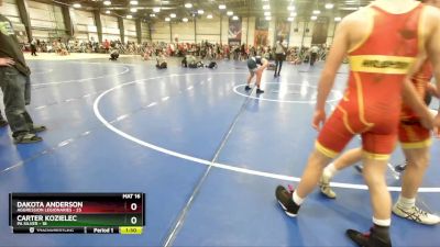 120 lbs Rd# 4- 2:00pm Friday Final Pool - Carter Kozielec, PA Silver vs Dakota Anderson, Aggression Legionaries