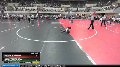 80 lbs Champ. Round 1 - Mason Schenian, X-Factor Elite vs Barrett Morrow, Outlaw Wrestling Club
