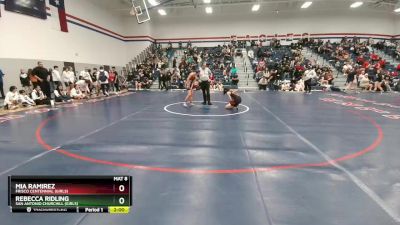 107 lbs Round 5 - Rebecca Ridling, San Antonio Churchill (Girls) vs Mia Ramirez, Frisco Centennial (Girls)