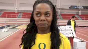 Keisha Baker 400 runner-up, 4x4 champ 2010 NCAA Indoor Championships