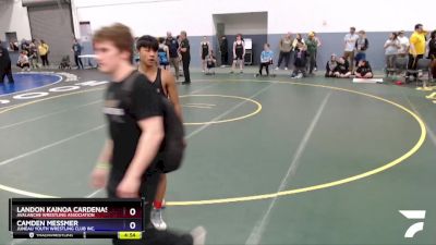 106 lbs Rr1 - Camden Messmer, Juneau Youth Wrestling Club Inc. vs Landon Kainoa Cardenas-Sumera, Avalanche Wrestling Association