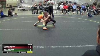 60 lbs Round 2 (4 Team) - Jack Brown, Untouchables vs Logan Dodge, ARES Black