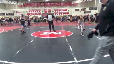 90 lbs Champ. Round 2 - Calahan Fox, Team Nazar vs Jett Hoffman, NLS (New London/Spicer)