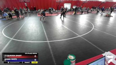 145 lbs 5th Place Match - Ty`Quavion Smart, IL vs Boden White, IA