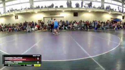 160 lbs Cons. Round 1 - Farrell Sanders, Leo Wrestling Club vs Camden Polston, Contenders Wrestling Academy