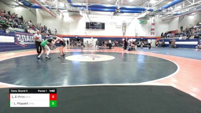 145 lbs Cons. Round 4 - Lauren Piquard, Geneseo vs Lyn Codo-Prim, Batavia